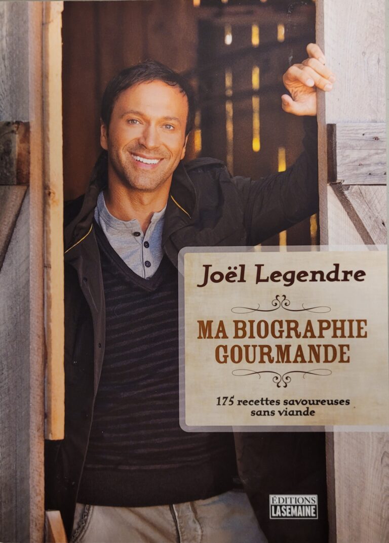 Biographie gourmande Joël Legendre