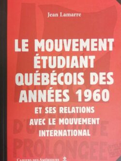mouvement étudiant québécois des années 1960