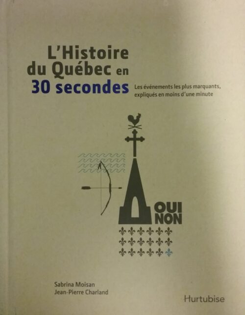 L'histoire du Québec en 30 secondes Jean-Pierre Charland Sabrina Moisan