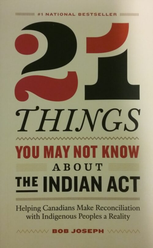 21 Things You May Not Know About the Indian Act Bob Joseph