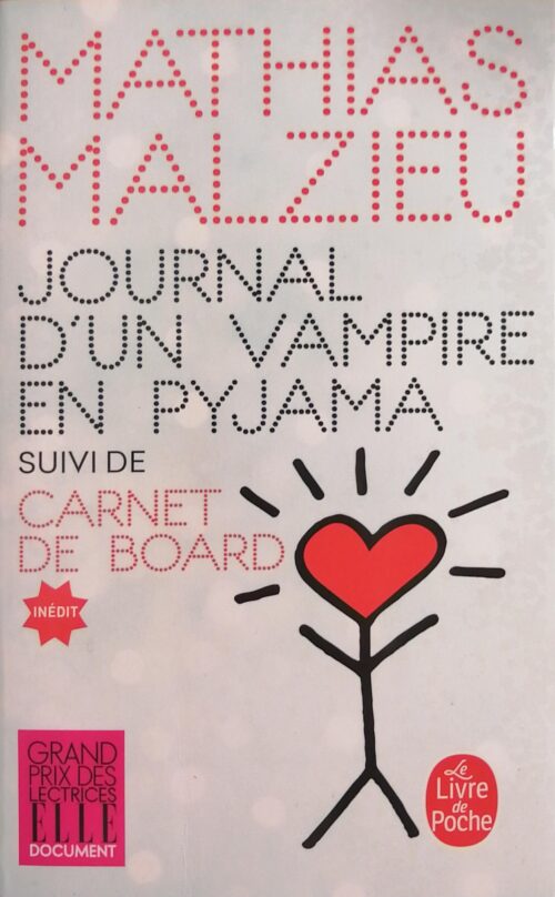 Journal d’un vampire en pyjama/Carnet de board Mathias Malzieu