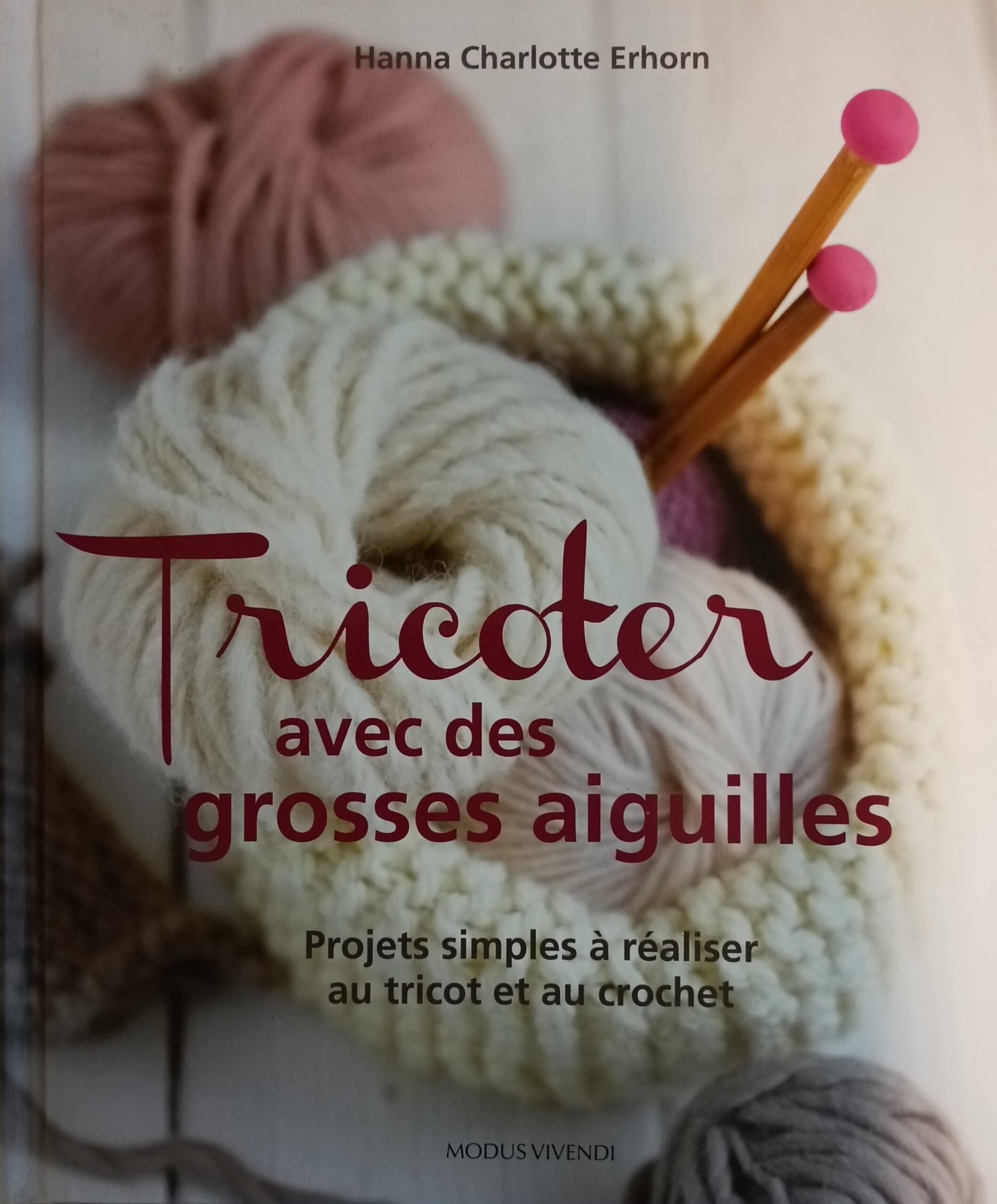 Tricoter avec des grosses aiguilles : Projets simples à réaliser au tricot et au crochet Hanna Charlotte Erhorn