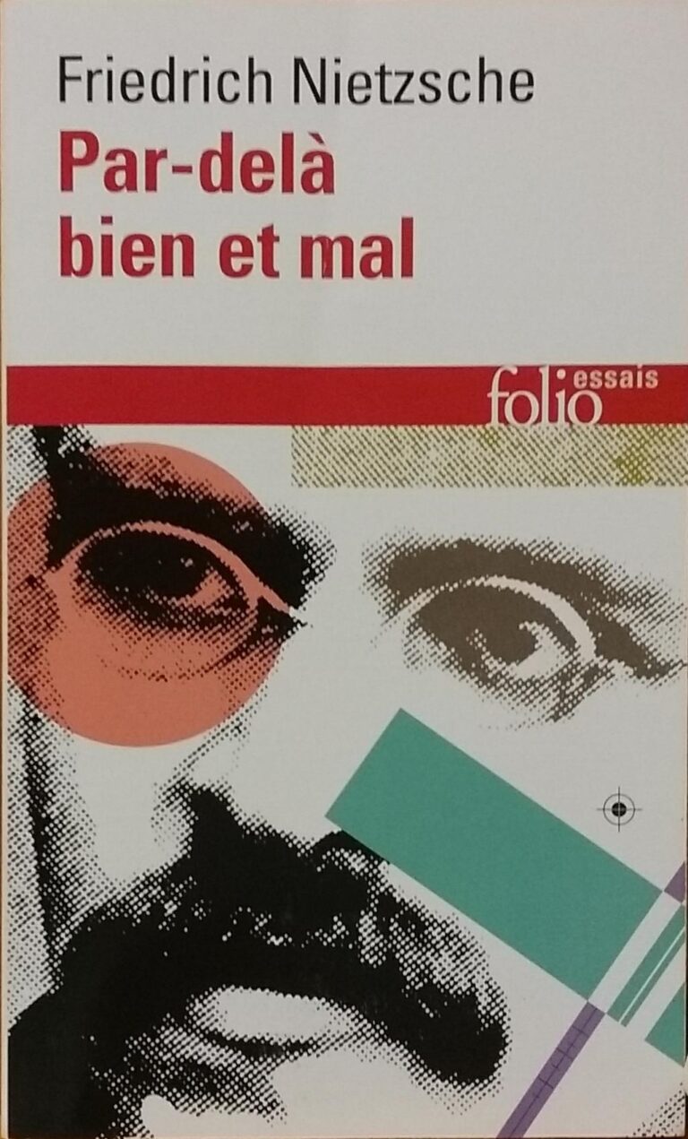 Par-delà bien et mal : Prélude d'une philosophie de l'avenir Friedrich Nieztsche