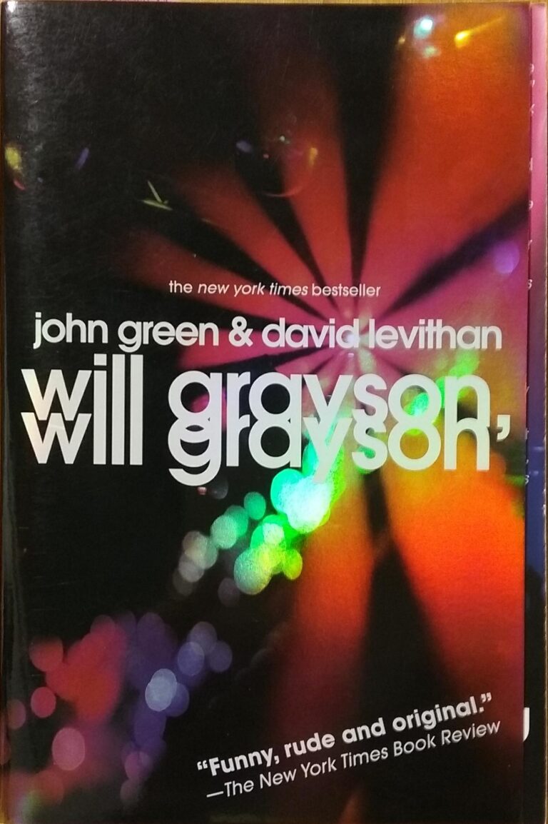 Will Grayson, Will Grayson John Green David Levithan